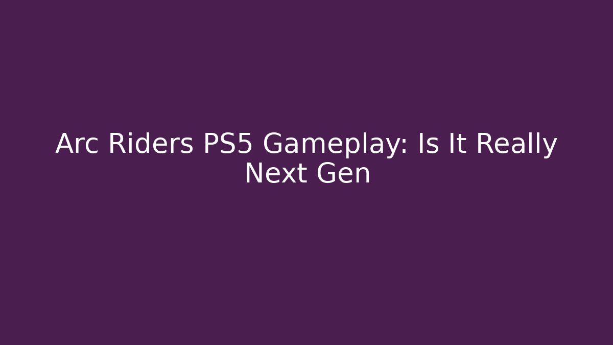 Arc Riders PS5 Gameplay: Is It Really Next Gen - Buddy Program