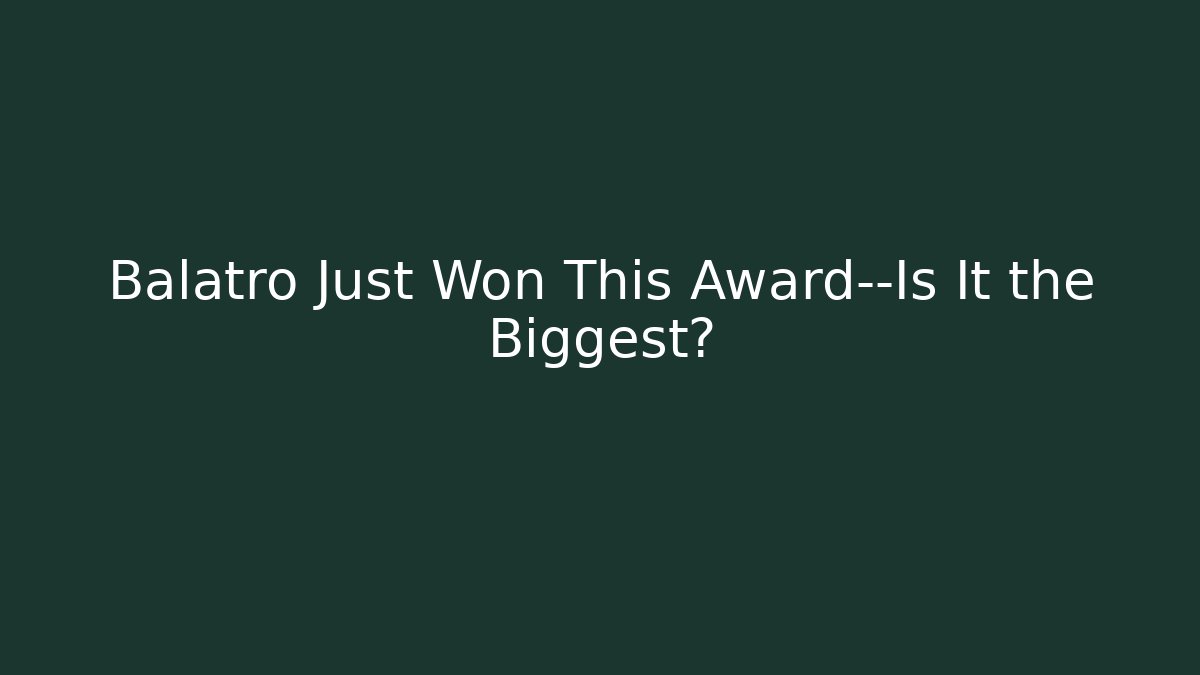 Balatro Just Won This Award—Is It the Biggest?