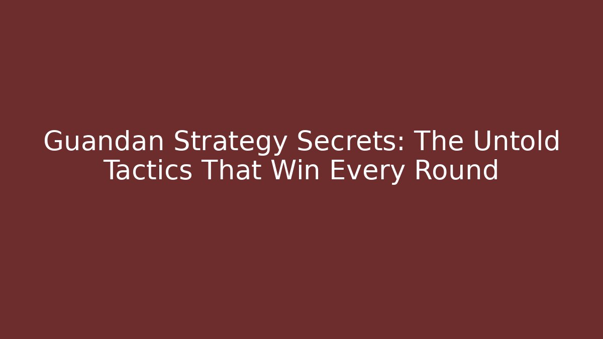 Guandan Strategy Secrets: The Untold Tactics That Win Every Round - Buddy Program