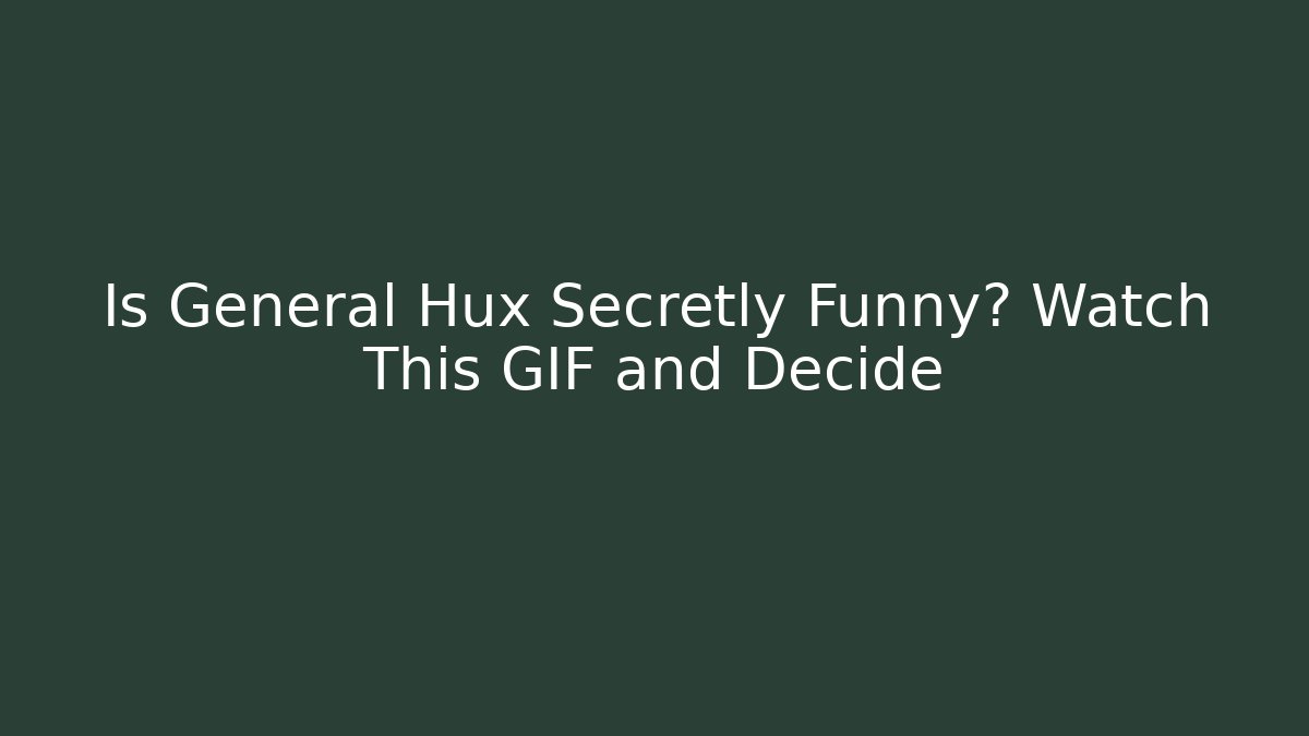Is General Hux Secretly Funny? Watch This GIF and Decide