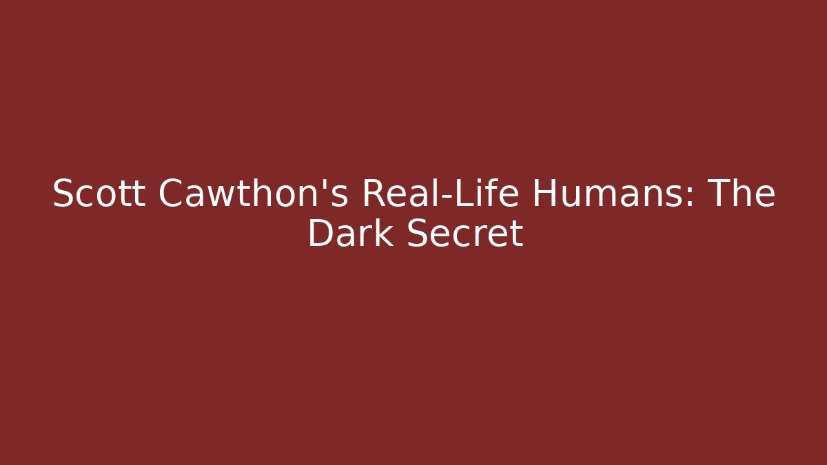 Scott Cawthon's Real-Life Humans: The Dark Secret - Buddy Program
