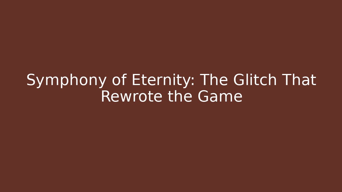 Symphony of Eternity: The Glitch That Rewrote the Game - Buddy Program