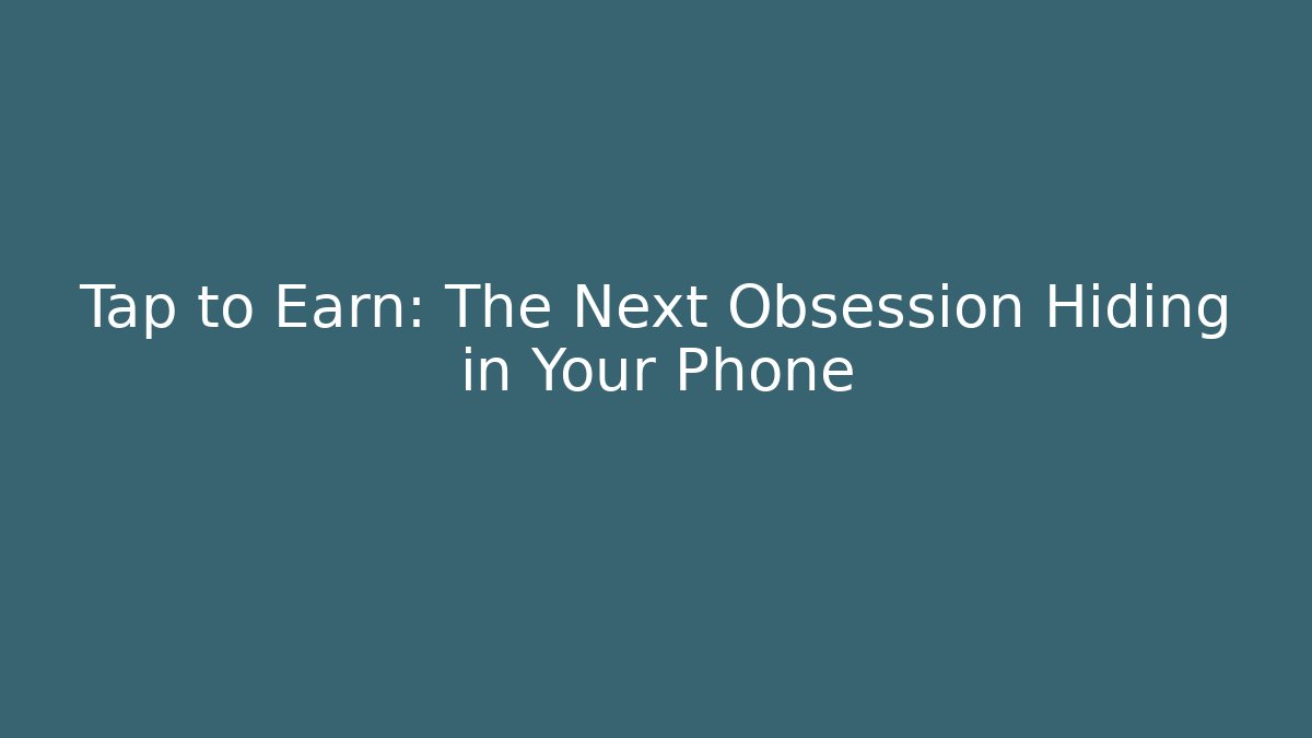 Tap to Earn: The Next Obsession Hiding in Your Phone - Buddy Program