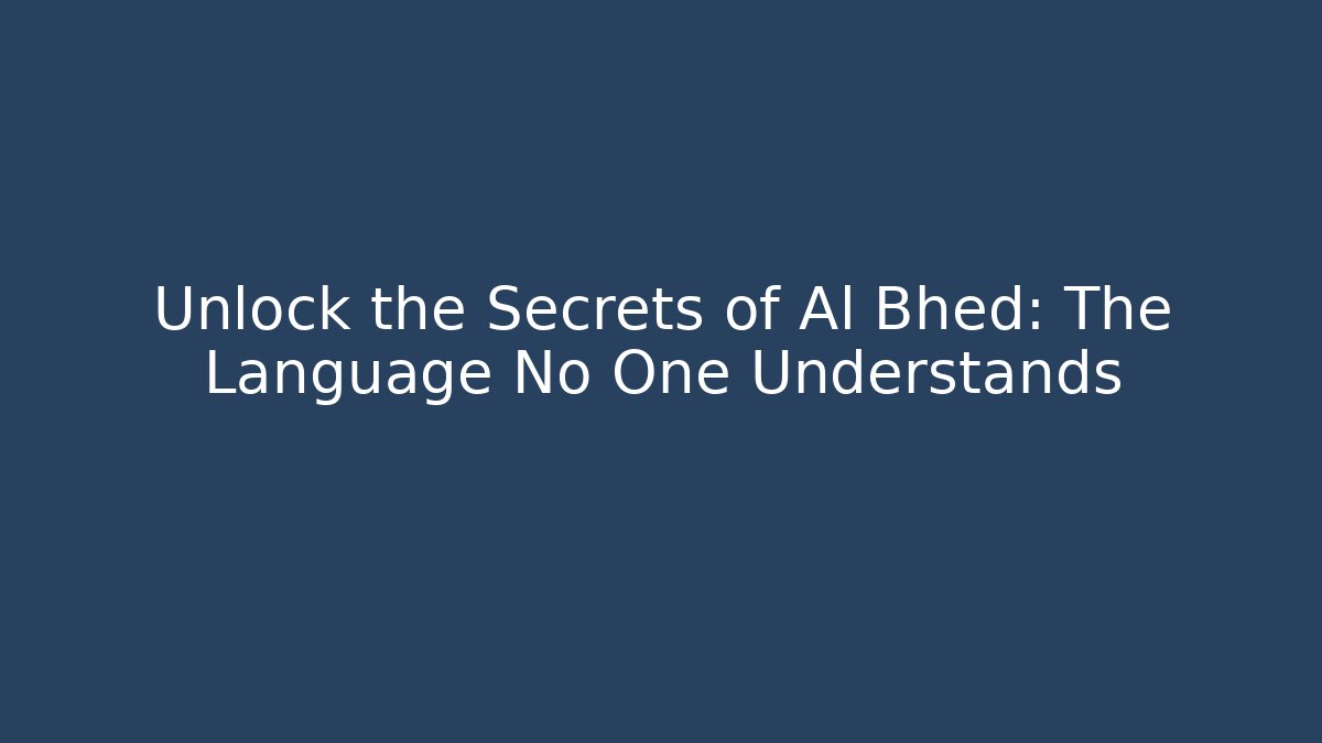 Unlock the Secrets of Al Bhed: The Language No One Understands