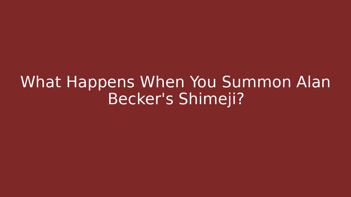What Happens When You Summon Alan Becker's Shimeji? - Buddy Program