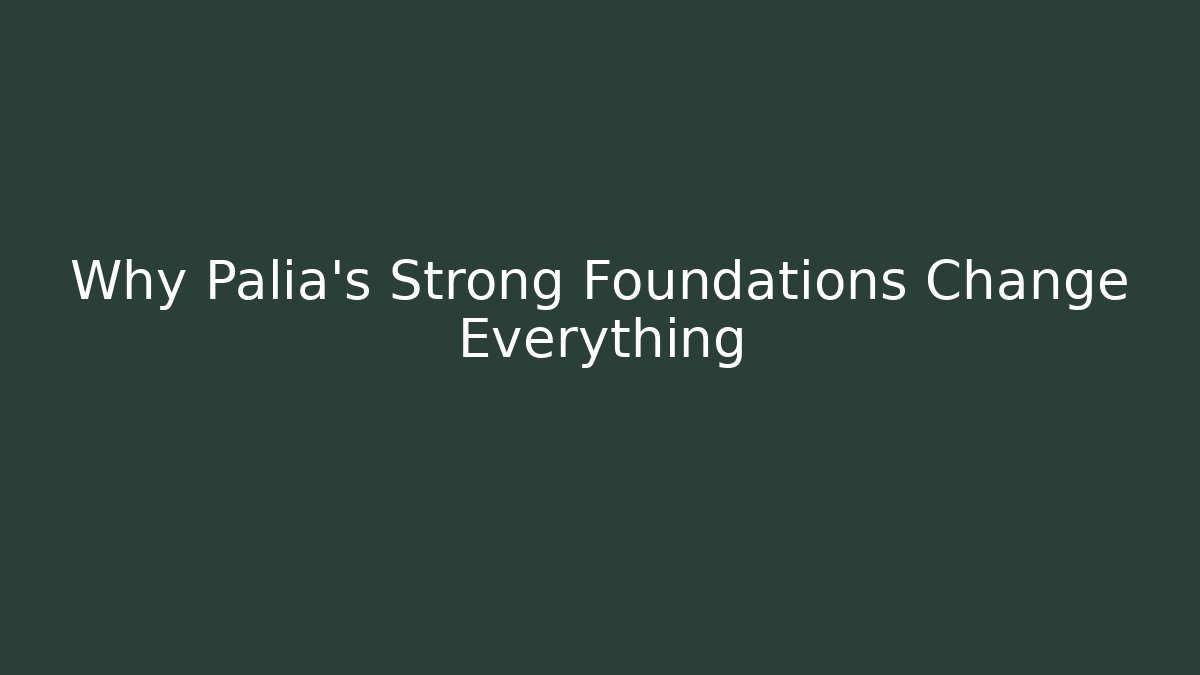 Why Palia's Strong Foundations Change Everything